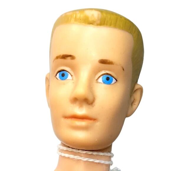 Vintage Early 1960's Straight Leg Ken With Blond Molded Hair - Picture 5 of 12